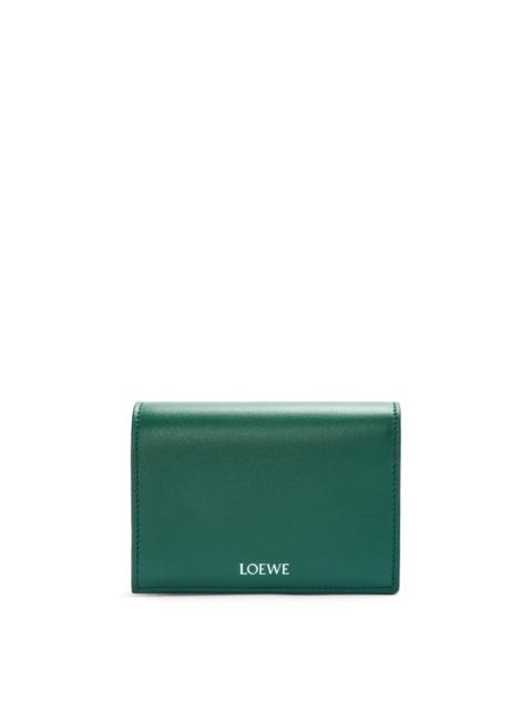 Loewe Folded wallet in shiny nappa calfskin