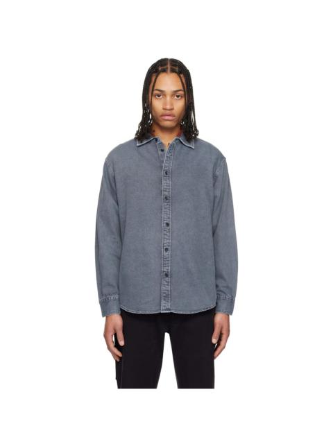 rag & bone Gray Matthew Denim Shirt