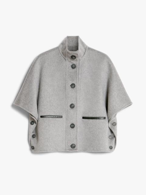 Max Mara ROLL Short cashmere cape