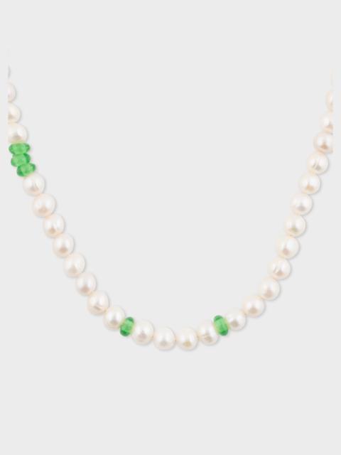 Paul Smith Pearl & Glass Bead Necklace by Completedworks