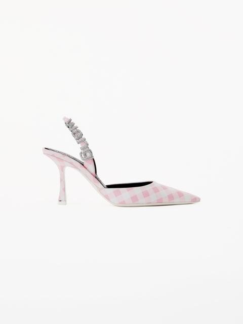 Alexander Wang GRACE PUMP IN GINGHAM LEATHER
