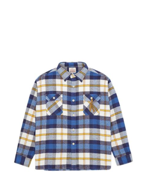 FORTELA Mescal plaid pattern shirt