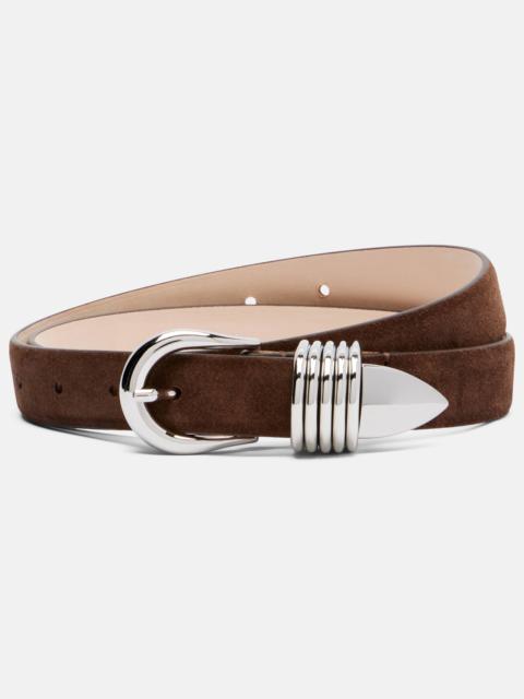 DÉHANCHE Hollyhock suede belt