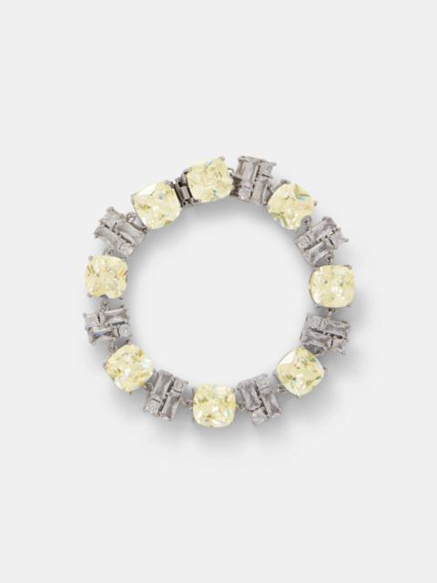 rabanne YELLOW STRASS BRACELET