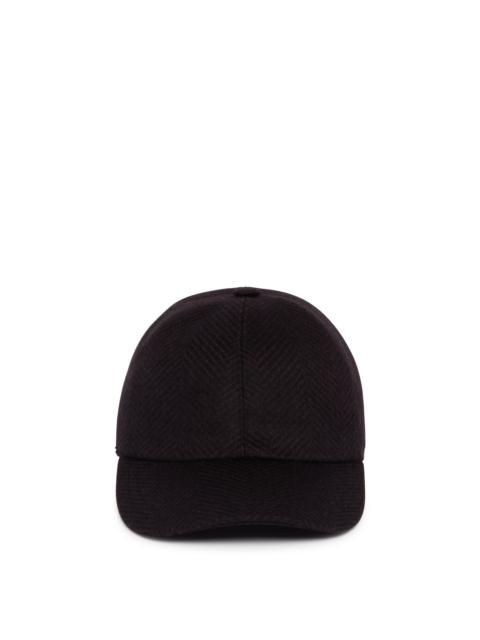 Brioni Brown Cashmere Cap