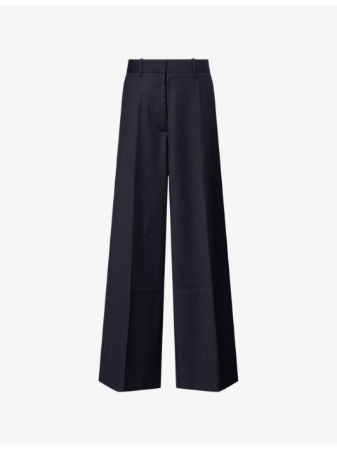 CAMILLA AND MARC Orban Wide-Leg Wool-Blend Trousers