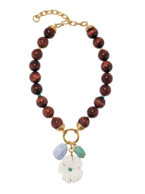 LIZZIE FORTUNATO Desert Bloom Multi-Stone Necklace multi