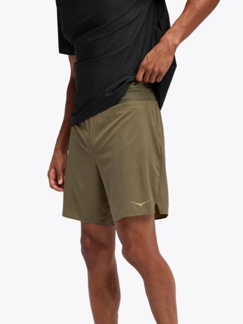 HOKA Men's SkyGlide Short Shoes in Antique Olive