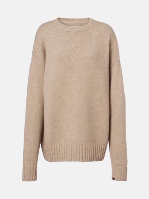 extreme cashmere Lovely ribbed-knit cashmere sweater