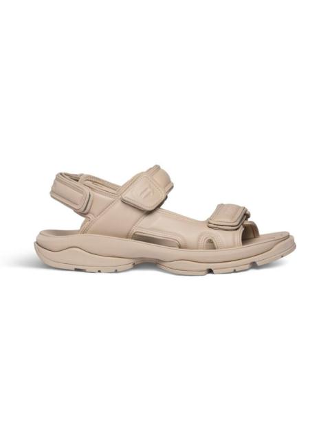 BALENCIAGA Women's Tourist Sandal in Brown