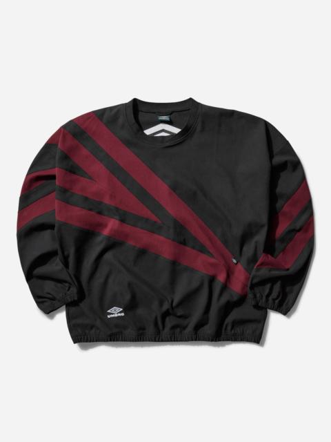 umbro Men's 1993 Drill Polo Black / Burgundy