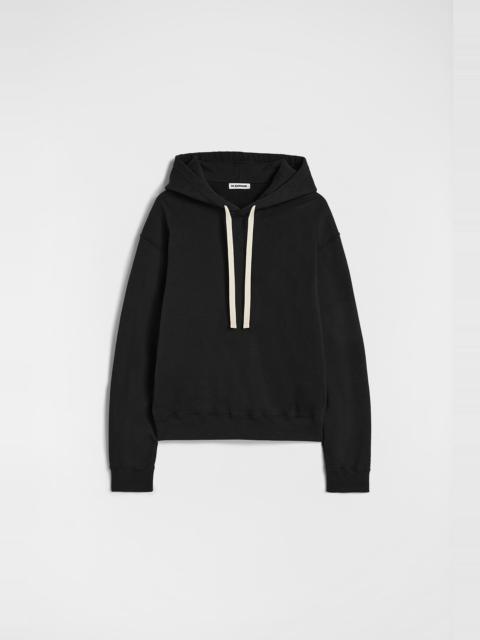 Jil Sander Cotton Terry Hooded Sweatshirt