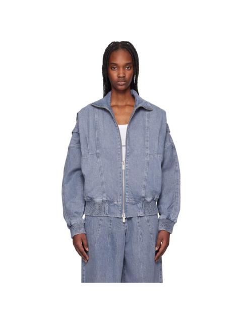 REMAIN Birger Christensen Blue Bat Sleeve Denim Jacket