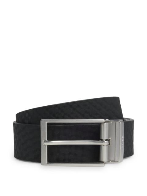 BOSS REVERSIBLE BELT IN ITALIAN LEATHER
