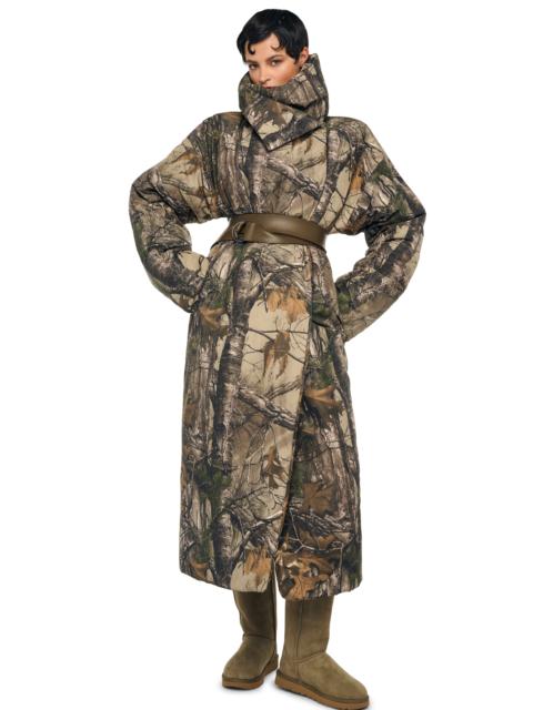 NORMA KAMALI HIGH COLLAR SLEEPING BAG COAT LONG