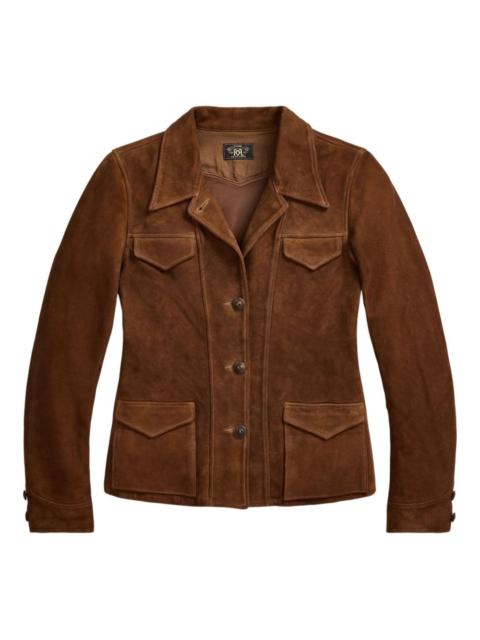 RRL by Ralph Lauren Rose button-front suede jacket