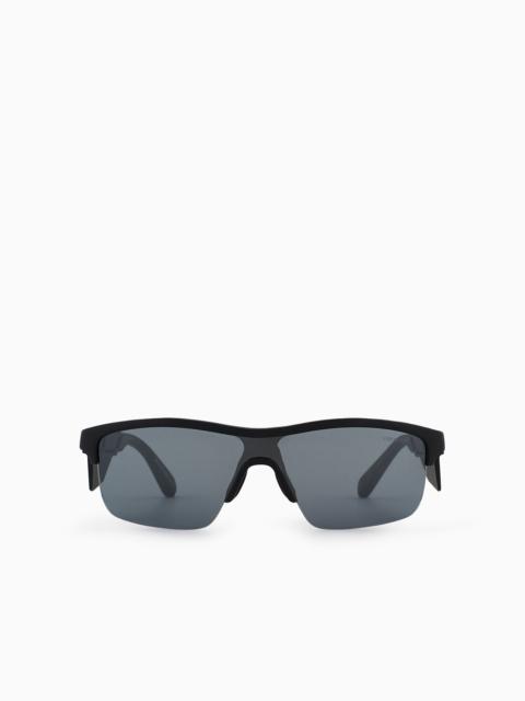 EMPORIO ARMANI Irregular-shaped men’s sunglasses