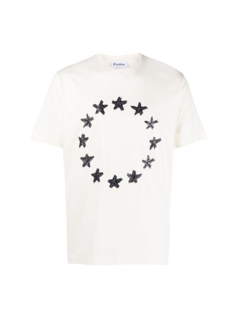 Étude Wonder Painted Stars-print organic cotton T-shirt