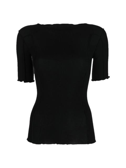 BASERANGE Omato stretch-organic cotton top