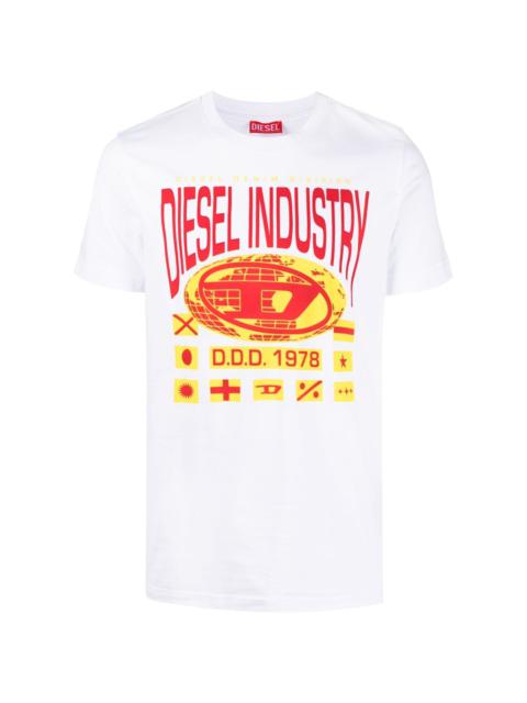 logo-print cotton T-shirt