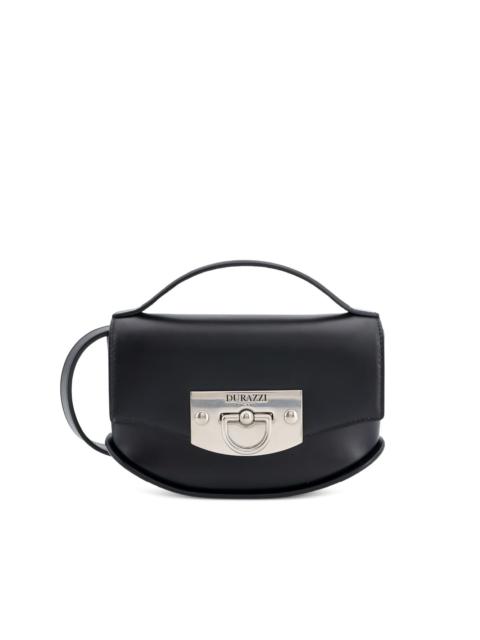 DURAZZI MILANO Swing engraved-logo leather tote bag