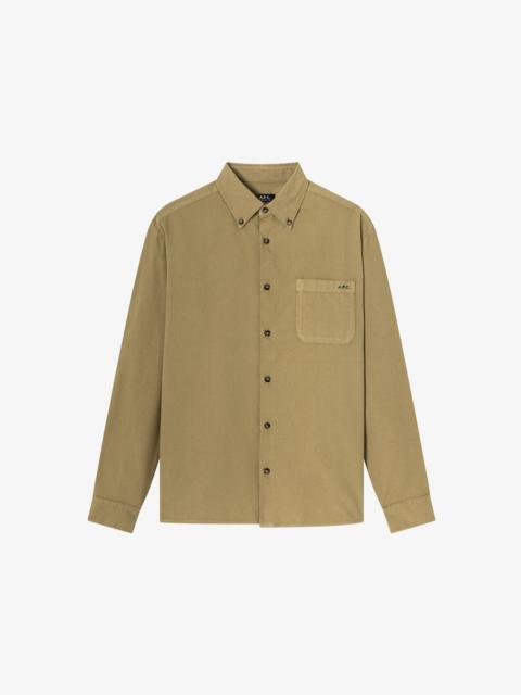 A.P.C. MATEO LOGO SHIRT
