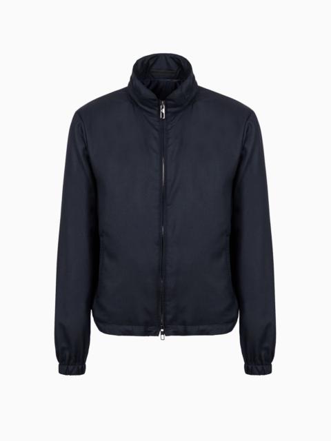 GIORGIO ARMANI Icon cashmere-blend gabardine blouson