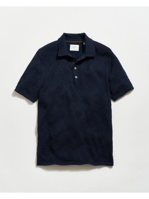 Billy Reid Diamond Sweater Polo