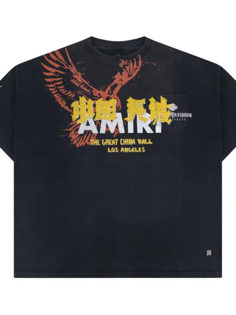 AMIRI T.G.C.W Vintage Crystal T-shirt "Black / Yellow" EXMJT205 733