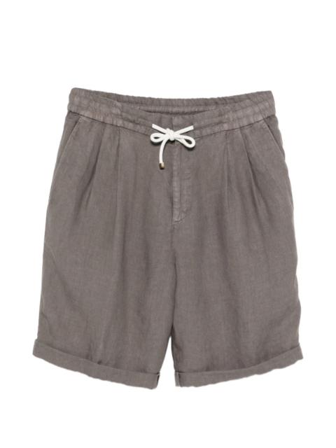 Brunello Cucinelli drawstring cuffed shorts