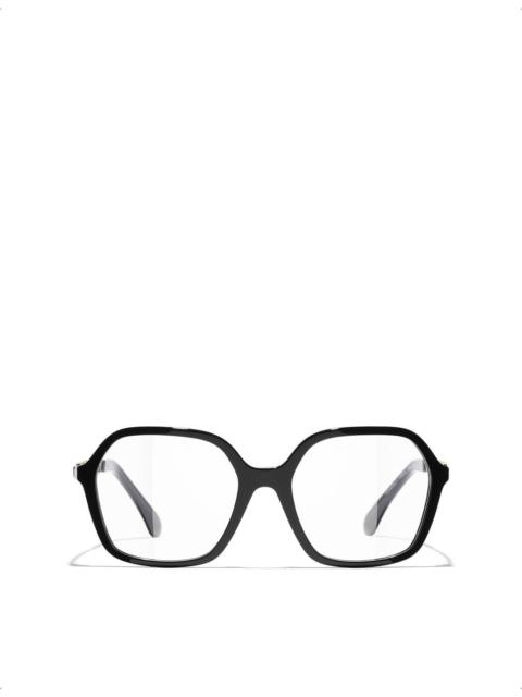 CHANEL CH3489Q Square-Frame Acetate Optical Glasses