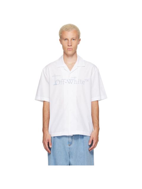Off-White White City Nature Poplin Bowling Shirt