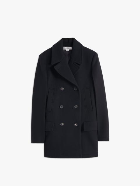 Victoria Beckham Pea Coat in Black
