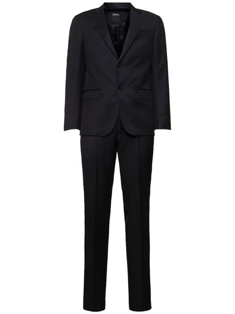 Wool & mohair regular fit suit