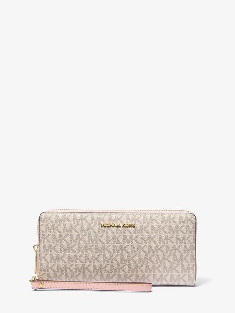 MICHAEL KORS Jet Set Travel Large Logo Continental Wristlet