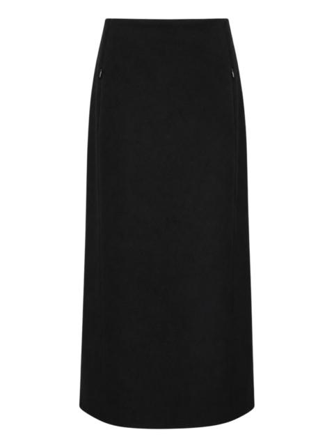 Alaïa Light Felted Wool Pencil Skirt