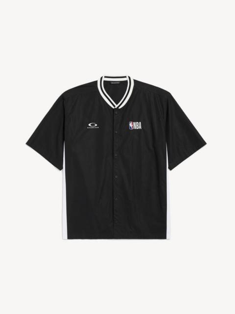 BALENCIAGA Men's Balenciaga | Nba Collaboration Short Sleeve Shirt in Black