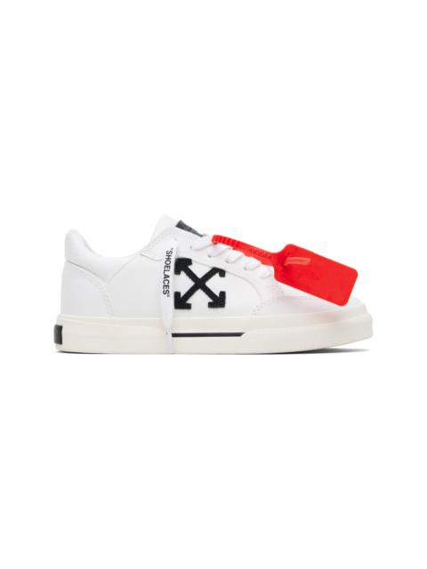 Off-White White & Black Vulcanized Low Sneakers