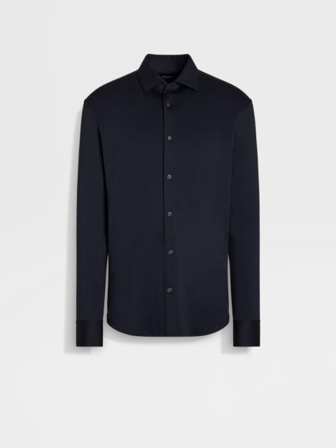 ZEGNA CASHMERE AND SILK SHIRT