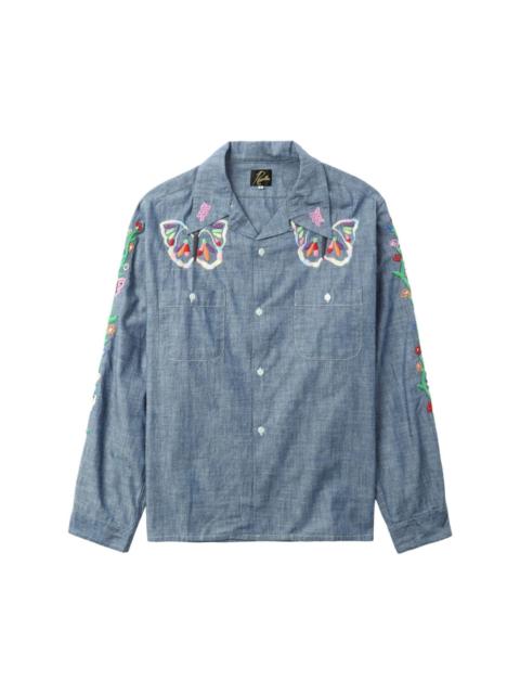 NEEDLES embroidered western shirt
