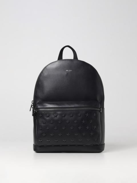 Jimmy Choo Wilmer backpack in leather with applications