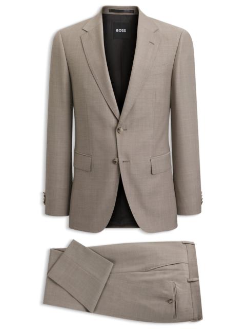 BOSS TWO-PIECE SLIM-FIT SUIT IN VIRGIN WOOL