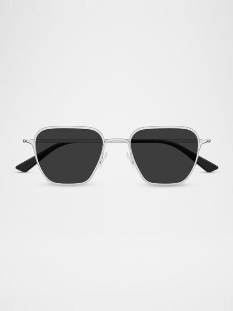 Alexander McQueen Men & apos;s AM0561S-001 Metal Square Sunglasses