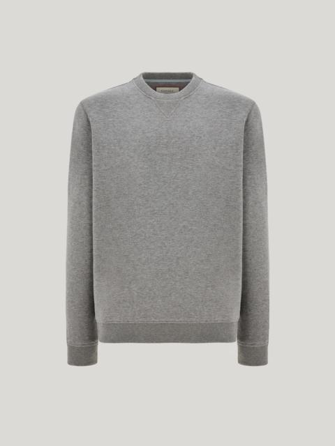 Canali GRAY MELANGE REVERSIBLE JERSEY REGULAR FIT CREW NECK