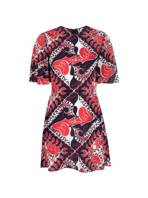 Valentino Archive Manifesto A-line dress