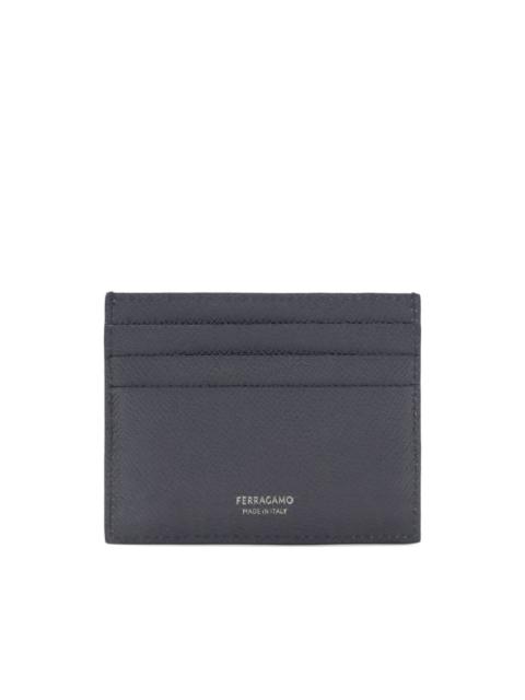 FERRAGAMO Gancini grained-leather cardholder