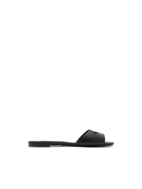 Dolce & Gabbana Lollo logo-plaque sandals