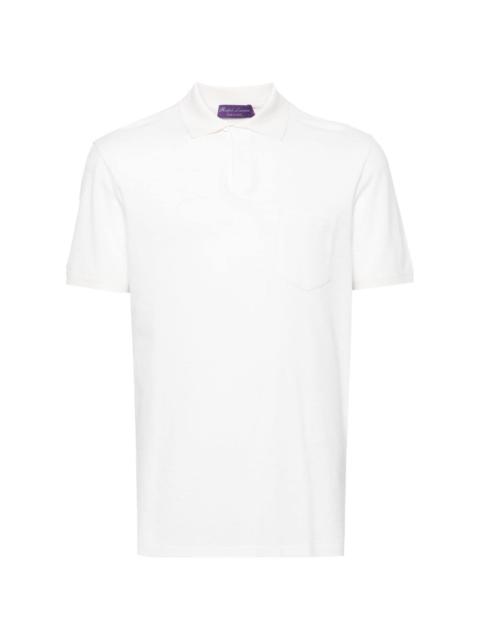 Ralph Lauren split-neck piquÃ© polo shirt