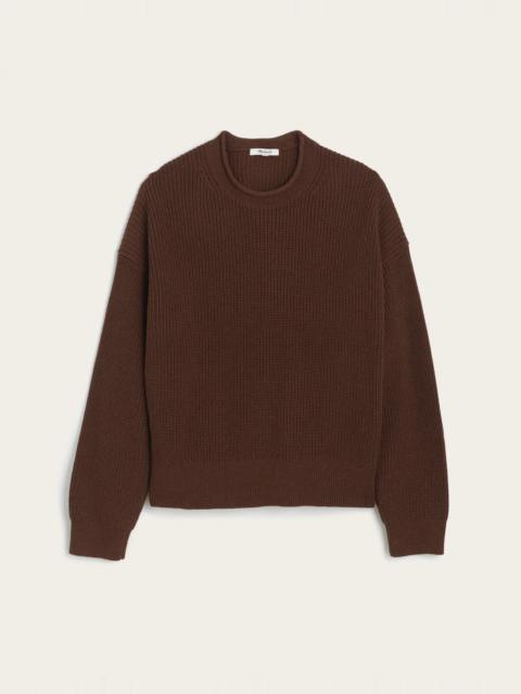Madewell The Arden Crewneck Sweater in 100% Cotton