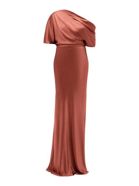 AMSALE Liquid Satin Gown